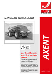 Rauch AXENT 100.1 Manual De Instrucciones