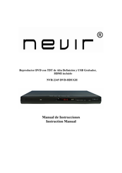 Nevir NVR-2345 DVD-HDUGH Manual De Instrucciones