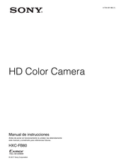 Sony HXC-FB80 Manual De Instrucciones