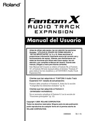 Roland Fantom X Manual Del Usuario