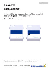 ZIEHL-ABEGG Fcontrol FSET4M Manual De Instrucciones