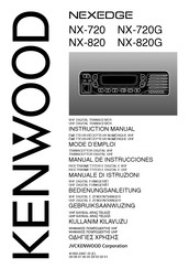 Kenwood NEXEDGE NX-820 Manual De Instrucciones