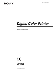 Sony UP-D55 Manual De Instrucciones