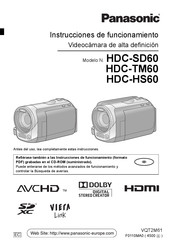 Panasonic HDC-SD60 Instrucciones De Funcionamiento
