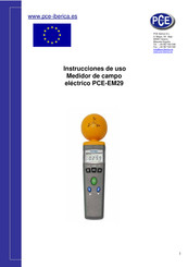 PCE Instruments PCE-EM29 Instrucciones De Uso