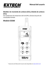 Extech Instruments CO260 Manual Del Usuario