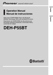 Pioneer DEH-P55BT Manual De Instrucciones