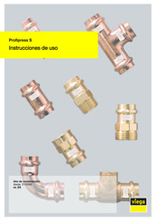 Viega Profipress S Instrucciones De Uso