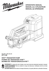 Milwaukee 2771-20 Manual Del Operador