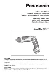 Panasonic EY7411 Manual De Instrucciones