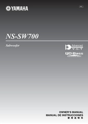 Yamaha NS-SW700 Manual De Instrucciones