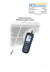 Pce Instruments PCE-PFM 2 Instrucciones De Uso