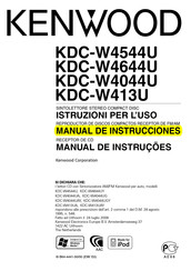 Kenwood KDC-W4544U Manual De Instrucciones