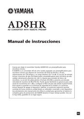 Yamaha AD8HR Manual De Instrucciones