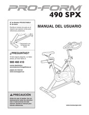 Pro-Form 490 SPX Manual Del Usuario