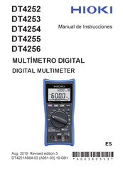 Hioki DT4255 Manual De Instrucciones