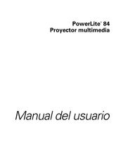 Epson PowerLite 84 Manual Del Usuario