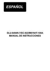 JUKI IT-100A Manual De Instrucciones