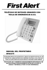 First Alert SFA3275 Manual De Instrucciones