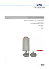 KIESELMANN 426 Serie Manual De Instrucciones