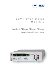 Hameg Instruments HM8115-2 Manual De Instrucciones