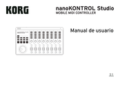 Korg nanoKONTROL Studio Manual Del Usuario