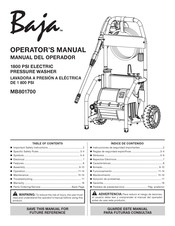 Baja MB801700 Manual Del Operador