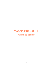 MC PBX 308 + Manual Del Usuario