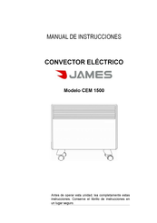 James CEM 1500 Manual De Instrucciones