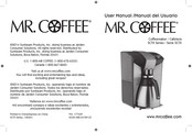 Mr Coffee SCTX Serie Manual Del Usuario