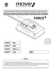 Move FORCE+ 1000N Instrucciones De Instalación Y Manual Del Usuario