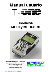 T-ONE MEDI-PRO Manual Usuario