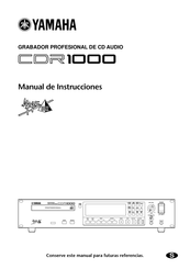 Yamaha CDR1000 Manual De Instrucciones