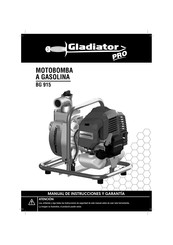 Gladiator PRO BG 915 Manual De Instrucciones Y Garantía