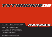 GAS GAS TXR00K1E06 Manual Del Usuario