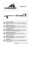 McCulloch TrimMac ST+ Manual De Instrucciones