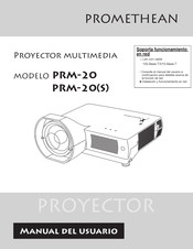 promethean PRM-20 Manual Del Usuario