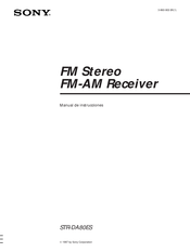 Sony STR-DA80ES Manual De Instrucciones