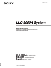 Sony LLC-8000A Manual De Instrucciones