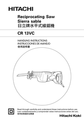 Hitachi Koki CR 13VC Instrucciones De Manejo