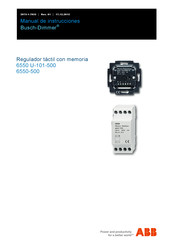 ABB Busch-Dimmer 6550-500 Manual De Instrucciones