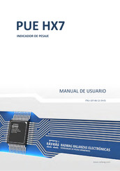 RADWAG PUE HX7 Manual De Usuario