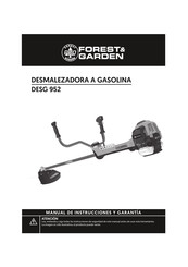 Forest & Garden DESG 952 Manual De Instrucciones Y Garantía