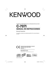 Kenwood C-707I Manual De Instrucciones