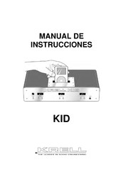 Krell KID Manual De Instrucciones