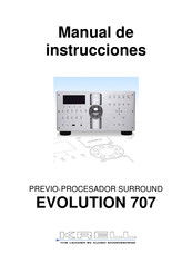 Krell EVOLUTION 707 Manual De Instrucciones