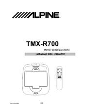 Alpine TMX-R700 Manual Del Usuario