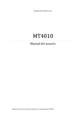 Boherdi Electronica MT4010 Manual Del Usuario