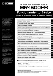 Boss BR-1600 CD Manual Del Usuario