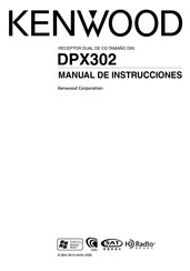 Kenwood DPX302 Manual De Instrucciones